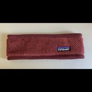 Patagonia Women's Fleece Ear Warmer Headband Wine Color